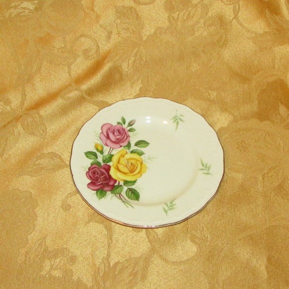 Vintage Bread Plate SWINNERTON'S Rosetta LUXOR VELLUM Staffordshire England - Picture 7 of 7